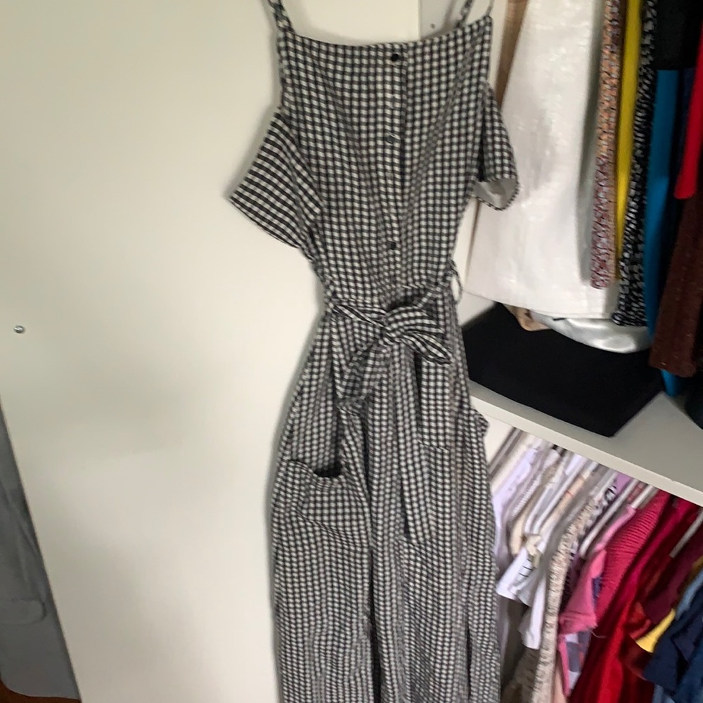 Comfortable summer dress checkers